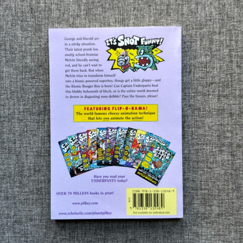 Captain Underpants and the Big, Bad Battle of the Bionic Booger Boy