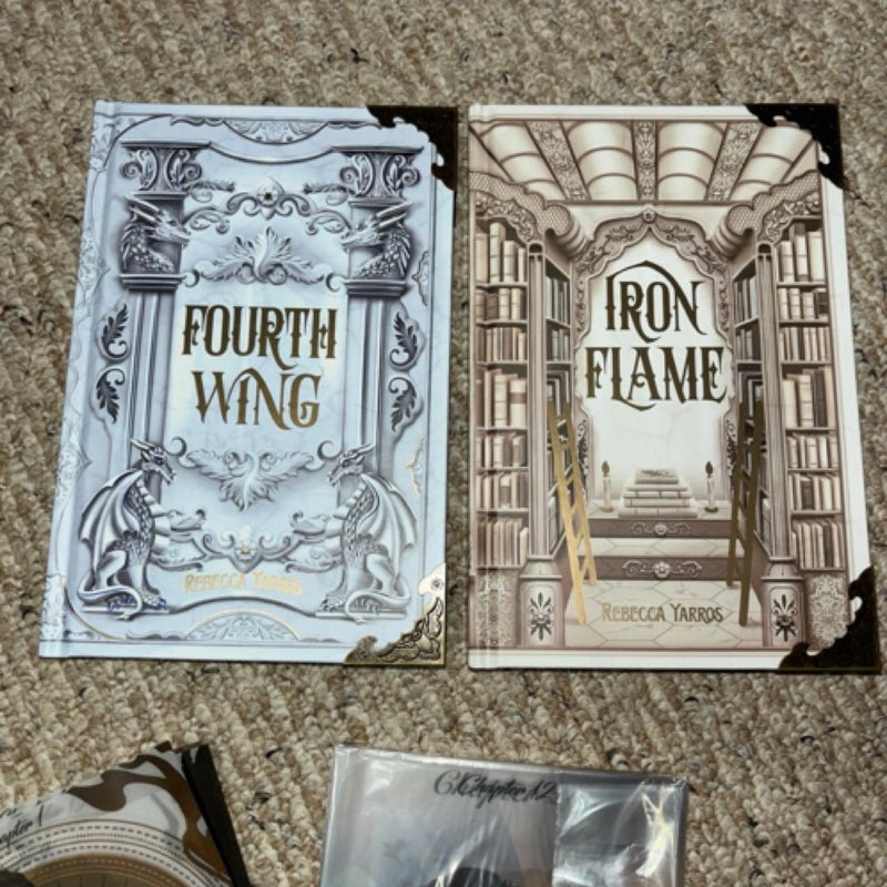 Fourth Wing and Iron Flame Bookish Edition