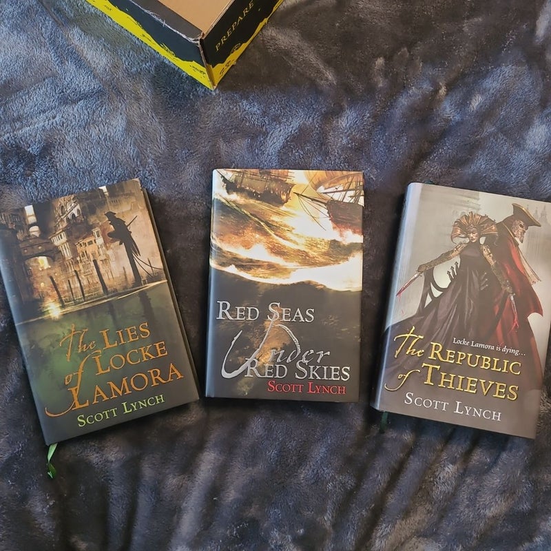 Gentleman Bastard Series - The Lies of Locke Lamora, Red Seas Under Red Skies, The Republic of Thieves