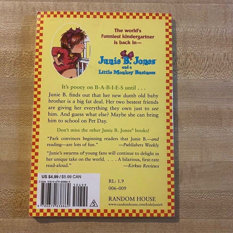 Junie B. Jones #2: Junie B. Jones and a Little Monkey Business