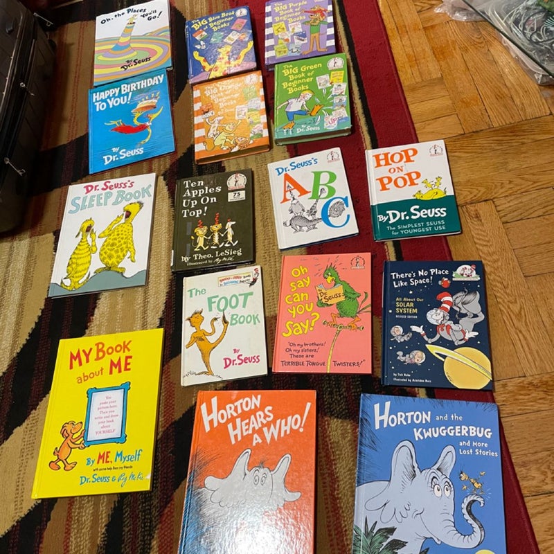 16 book Dr Seuss lot including Big Books