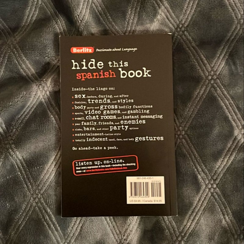 Hide This Spanish Book