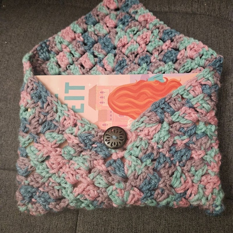 Crochet book sleeve