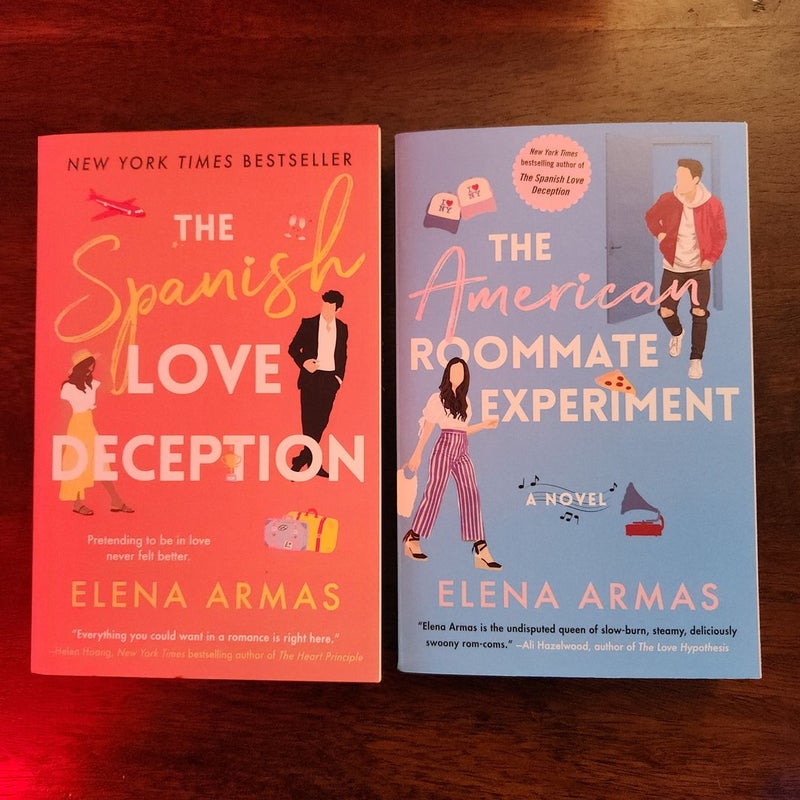 (Elena Armas series) The Spanish Love Deception & The American Roommate  Experiment by Elena Armas, Paperback | Pangobooks