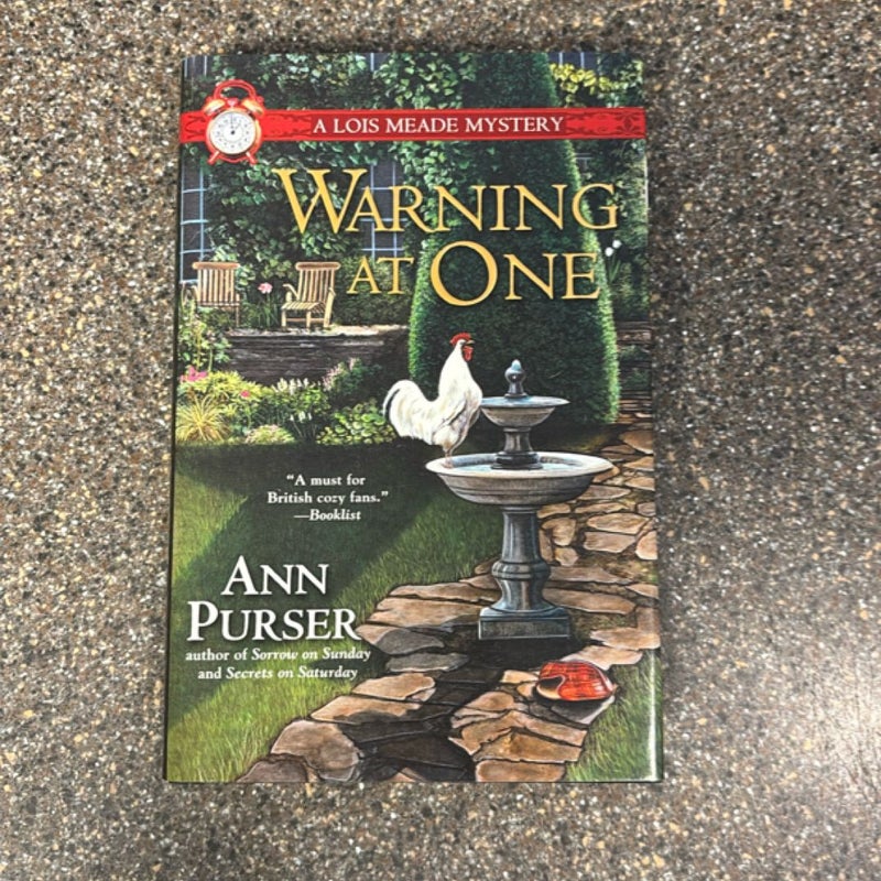 Warning at One