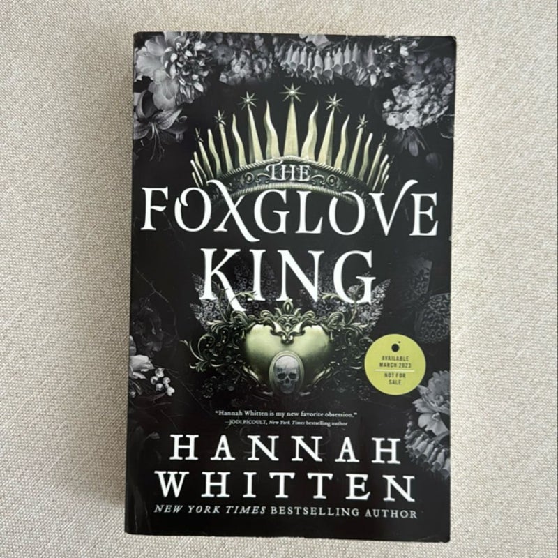 The Foxglove King - Signed ARC