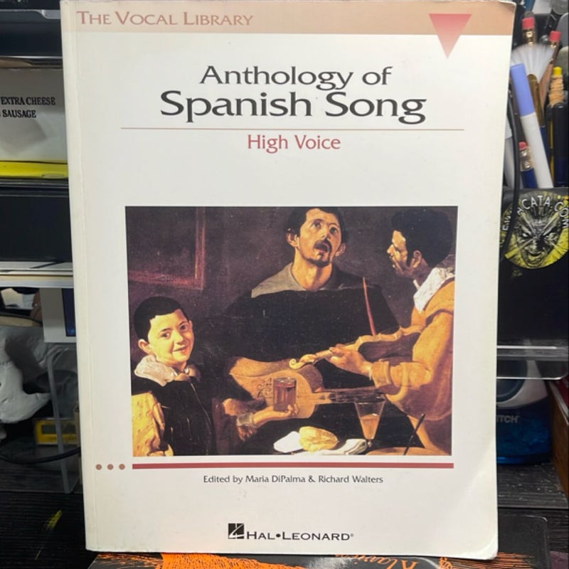 Anthology of Spanish Song: High Voice Edition With Recordings of Piano Accompaniments (Vocal Library)