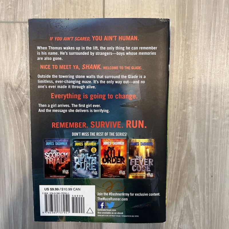 The Maze Runner (Maze Runner, Book One)