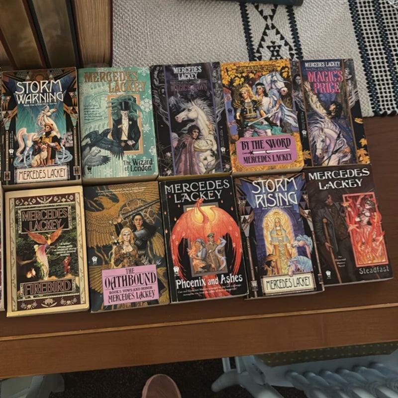Mercedes Lackey Lot of 22 paperbacks -fantasy