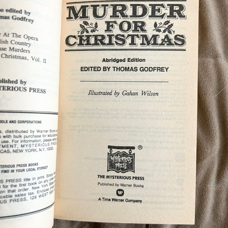 Murder for Christmas  3849