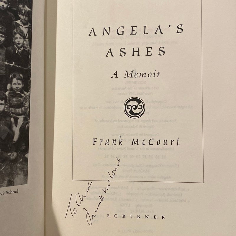 Angela's Ashes—Signed