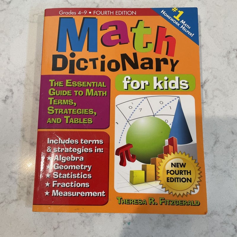 Math Dictionary for Kids