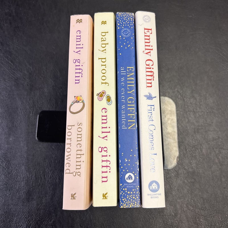 Emily Giffin 4 paperback bundle