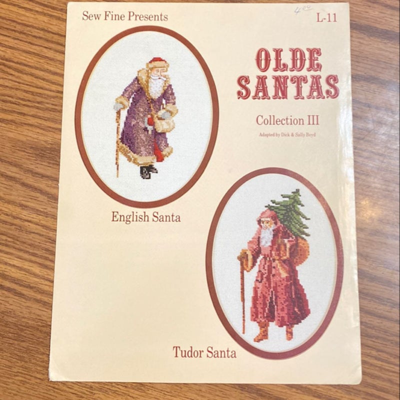 Olde Santas Collection lll Crosstitch Patterns
