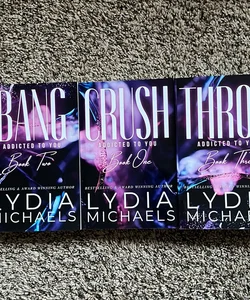 Crush, Bang, & Throb complete series trade books