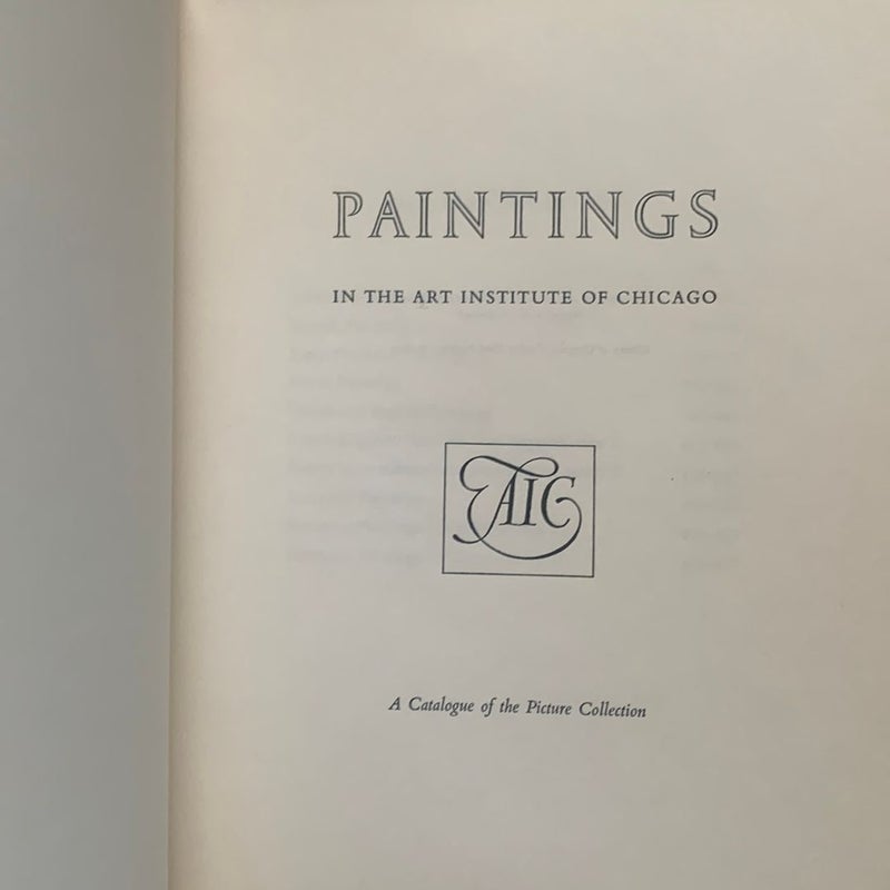 Paintings in the Art Institute of Chicago by The Art Institute of ...