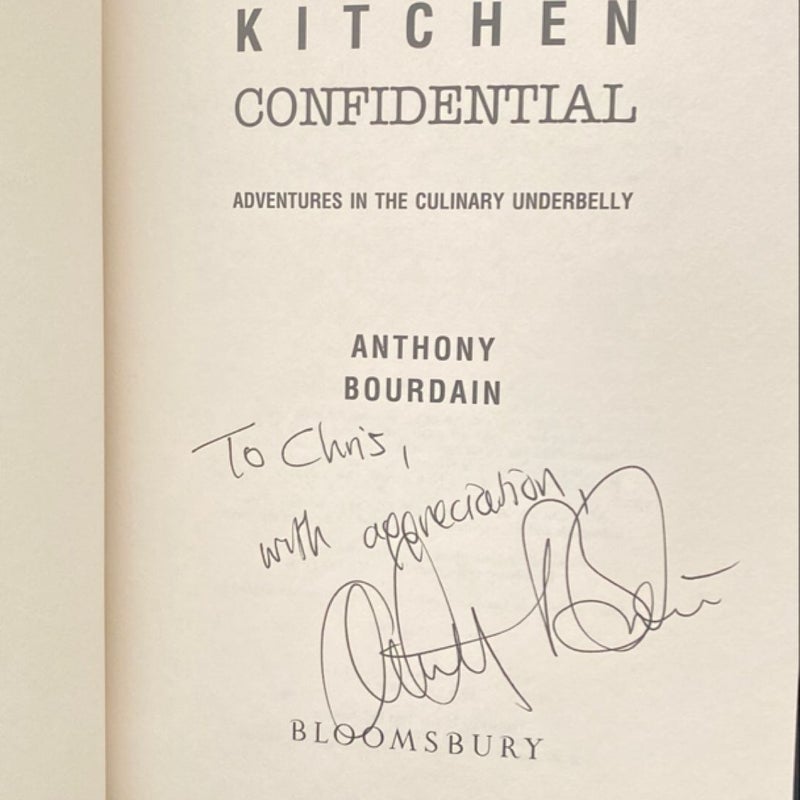 Kitchen Confidential-Signed