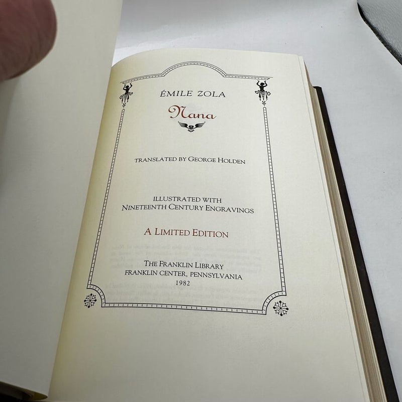 Nana (Franklin Library 1982 Leather bound Gilded edges)