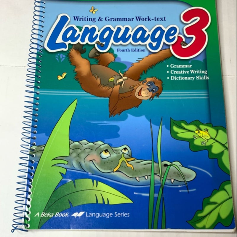 Abeka Language 3 Teacher Editions-Set of 2 books