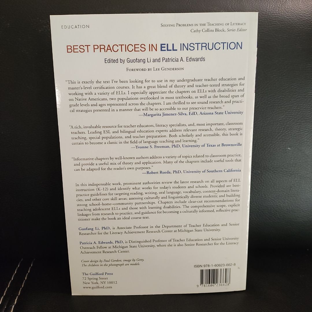 Best Practices in ELL Instruction by Lee Gunderson
