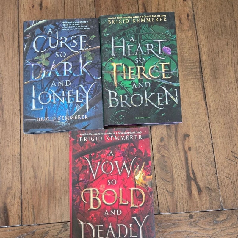 A Curse So Dark and Lonely, A Heart So Fierce and Broken and A Vow So Bold and Deadly