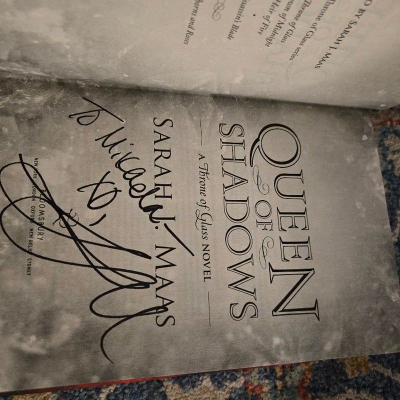 Signed Throne of Glass 1,3,4,5 