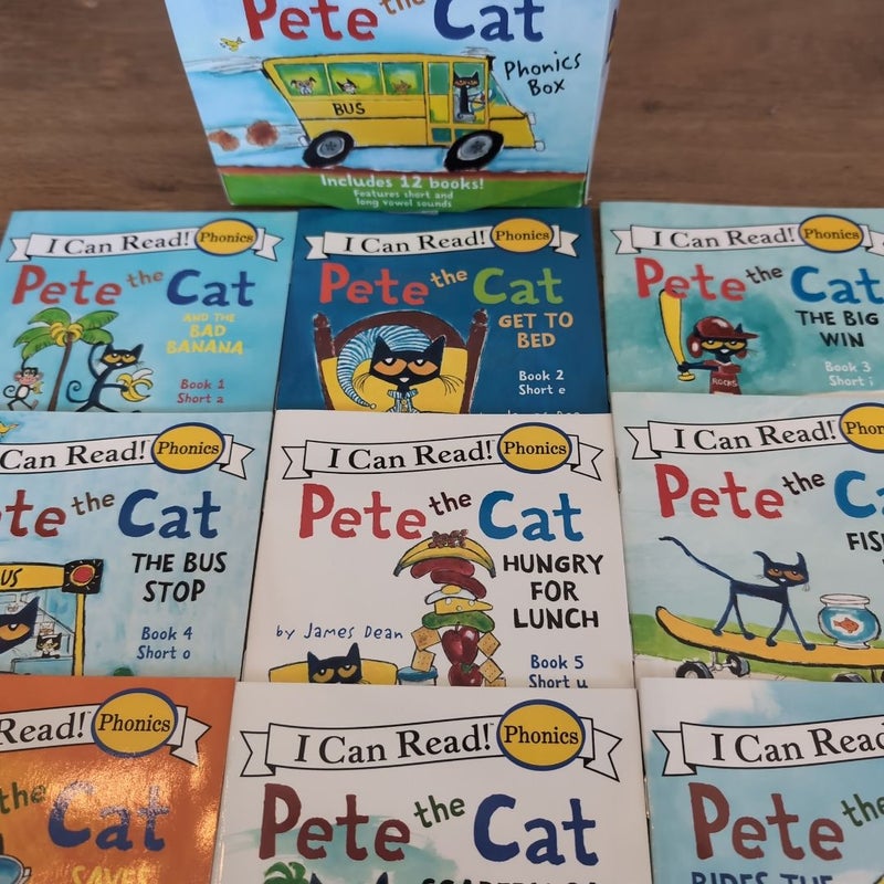 Pete the Cat 12-Book Phonics Fun!