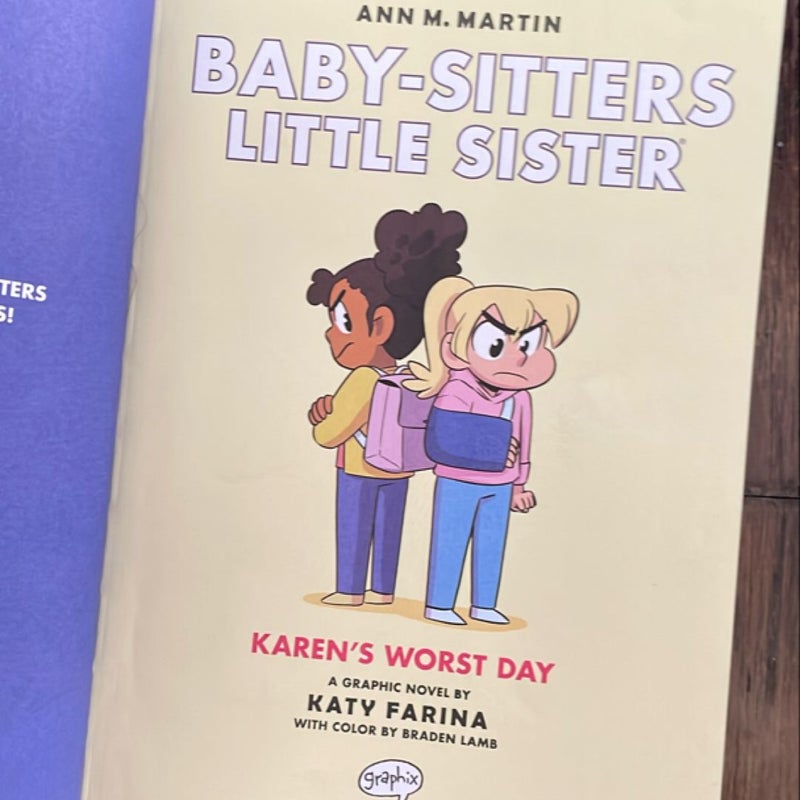 Karen's Worst Day (Baby-Sitters Little Sister Graphic Novel #3)