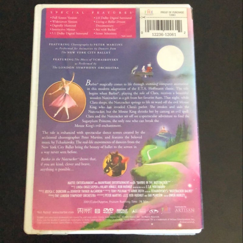 Dvd - Barbie in the Nutcracker    DVD