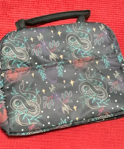 Bookish insulated lunch bag