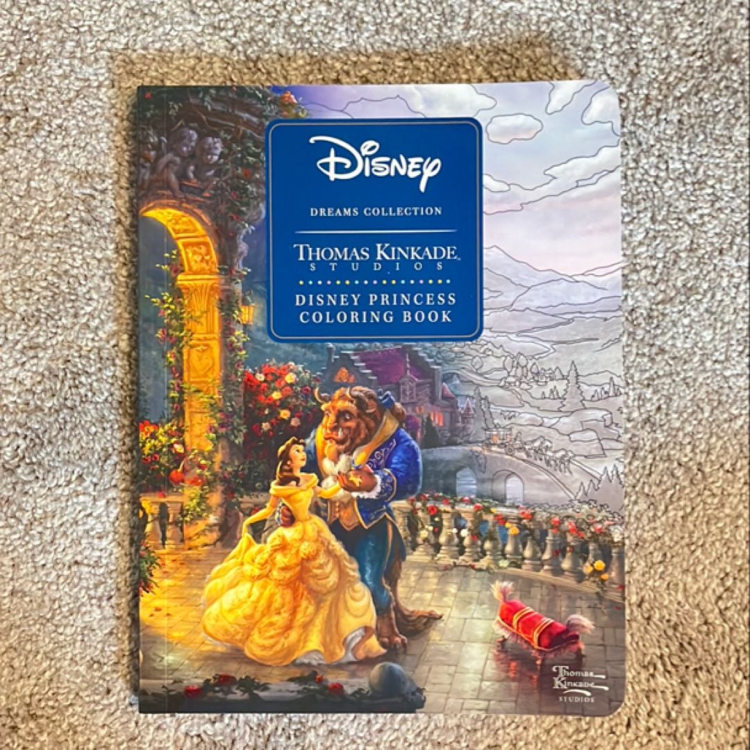 Disney Dreams Collection Thomas Kinkade Studios Disney Princess Coloring Book