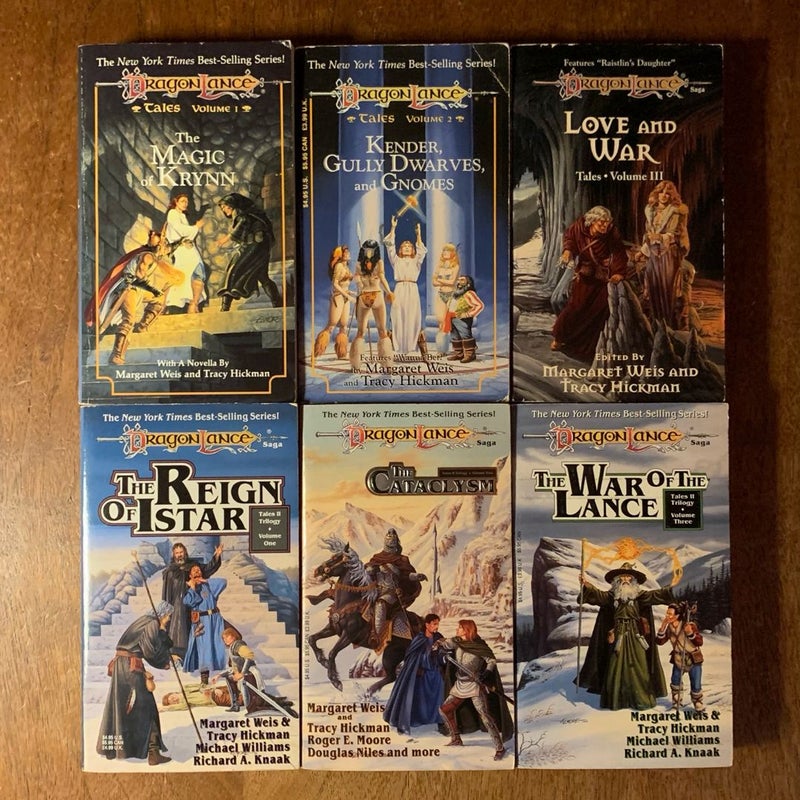 DragonLance: Complete Tales I & II 1-6: The Magic of Krynn, Kender, Gully Dwarves, and Gnomes, Love and War, The Reign of Istar, The Cataclysm, The War of the Lance