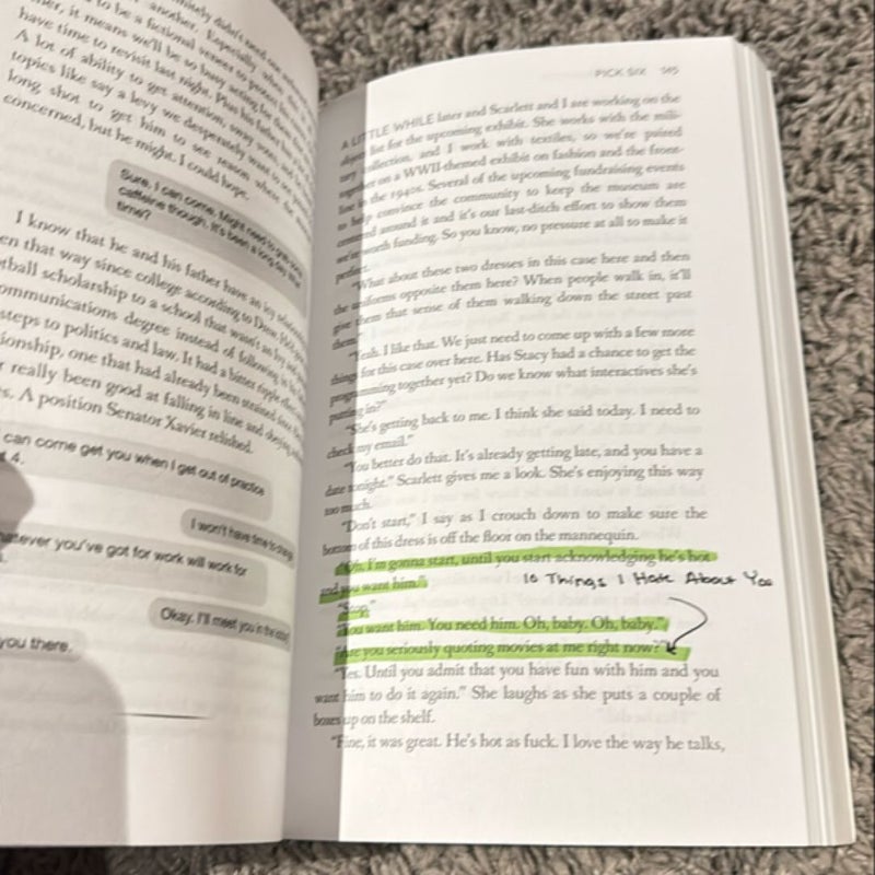 Pick Six (highlighted and annotated)