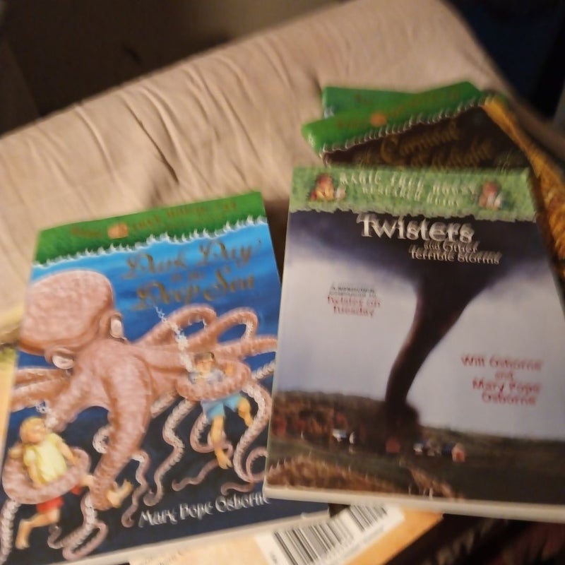 Two Magic tree House mysteries