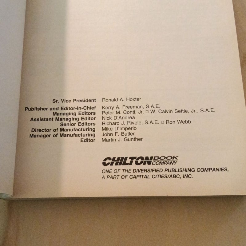 Chilton's Cutlass, 1970-87 Part No. 6933