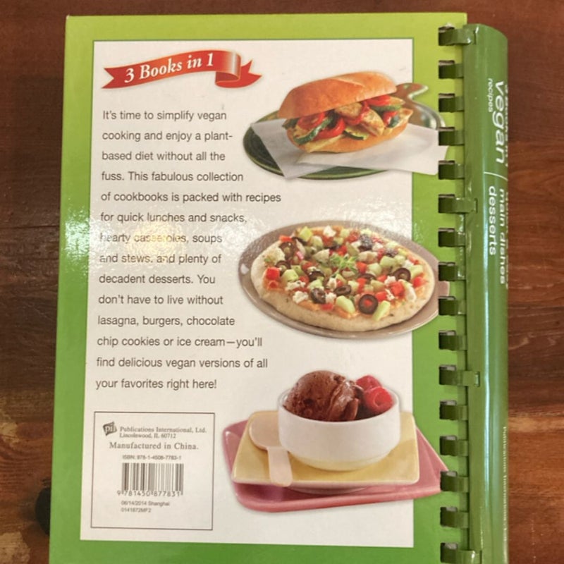 Vegan Recipes 3 Books In 1