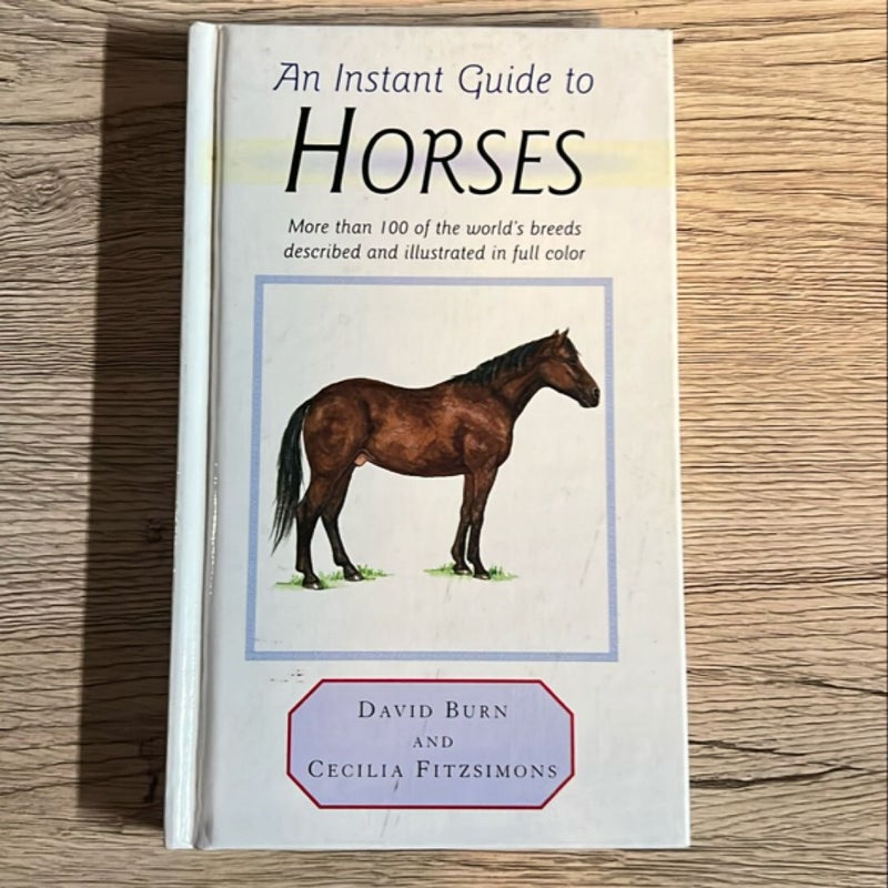 Instant Guide to Horses