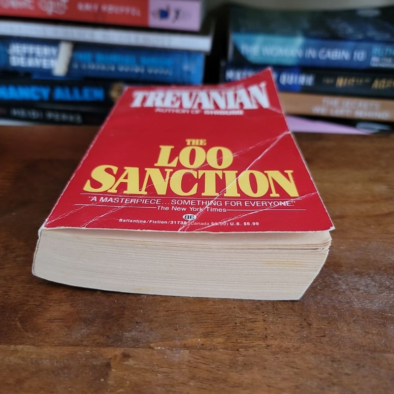 VINTAGE 1991 The Loo Sanction, Jonathan Hemlock Book 2