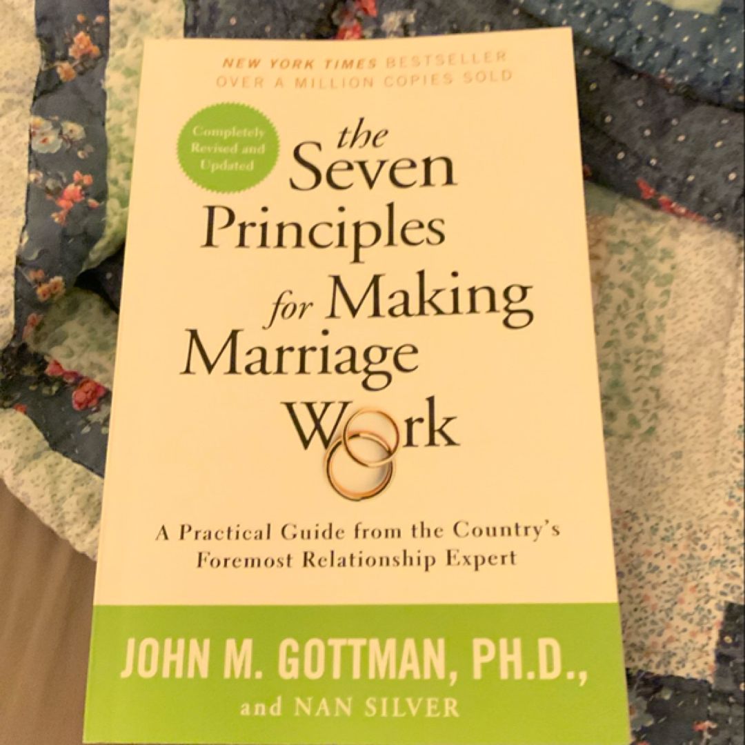 The Seven Principles for Making Marriage Work book cover