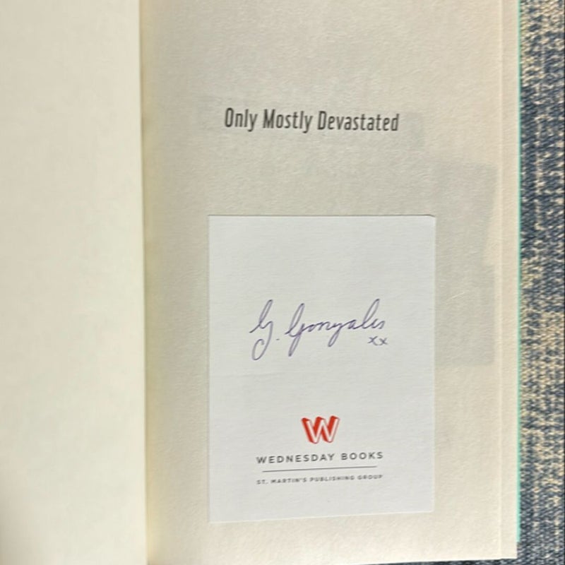 Only Mostly Devastated + signed bookplate