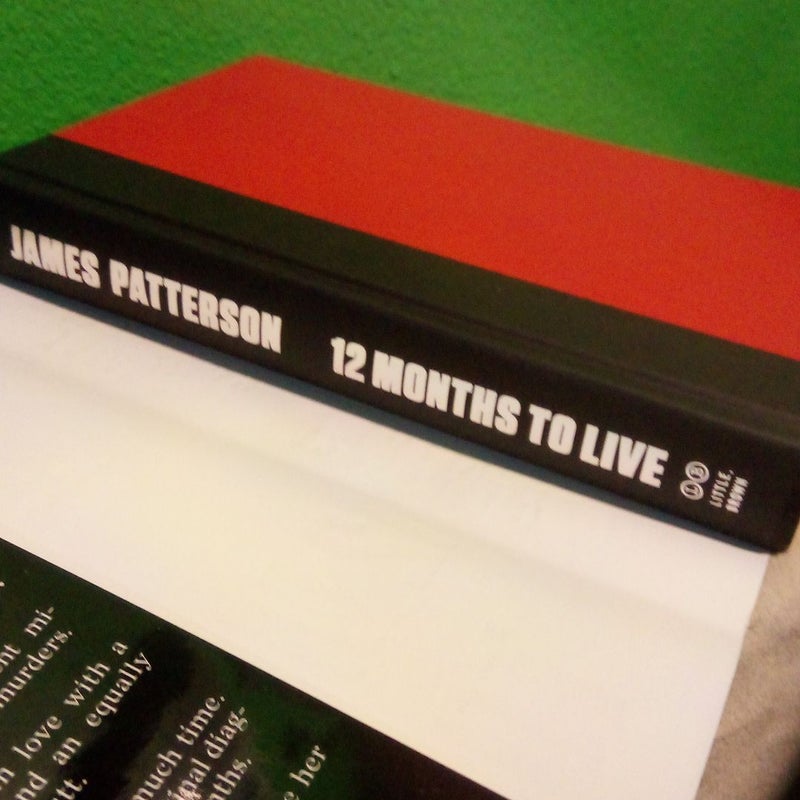 12 Months to Live - First Edition Printing 1