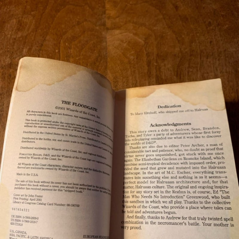 The Floodgate, First Edition First Printing