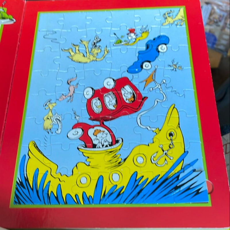 Dr. Seuss Jigsaw Puzzle Book with six 48-piece Puzzles 