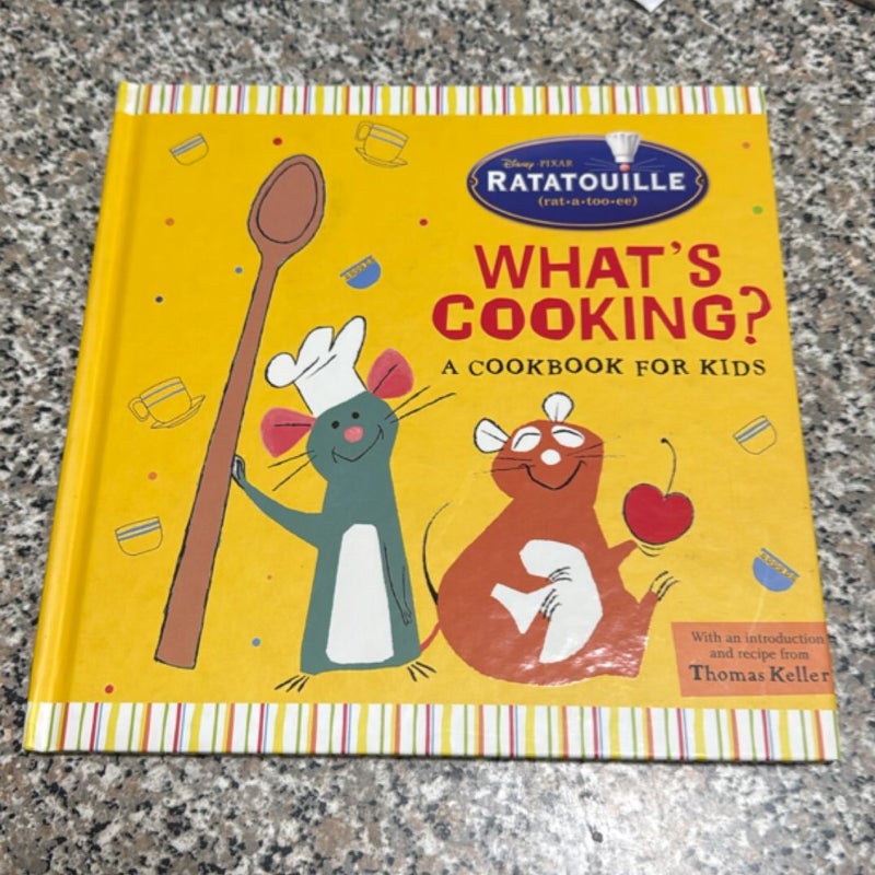 Ratatouille What’s Cooking a cookbook for kids 