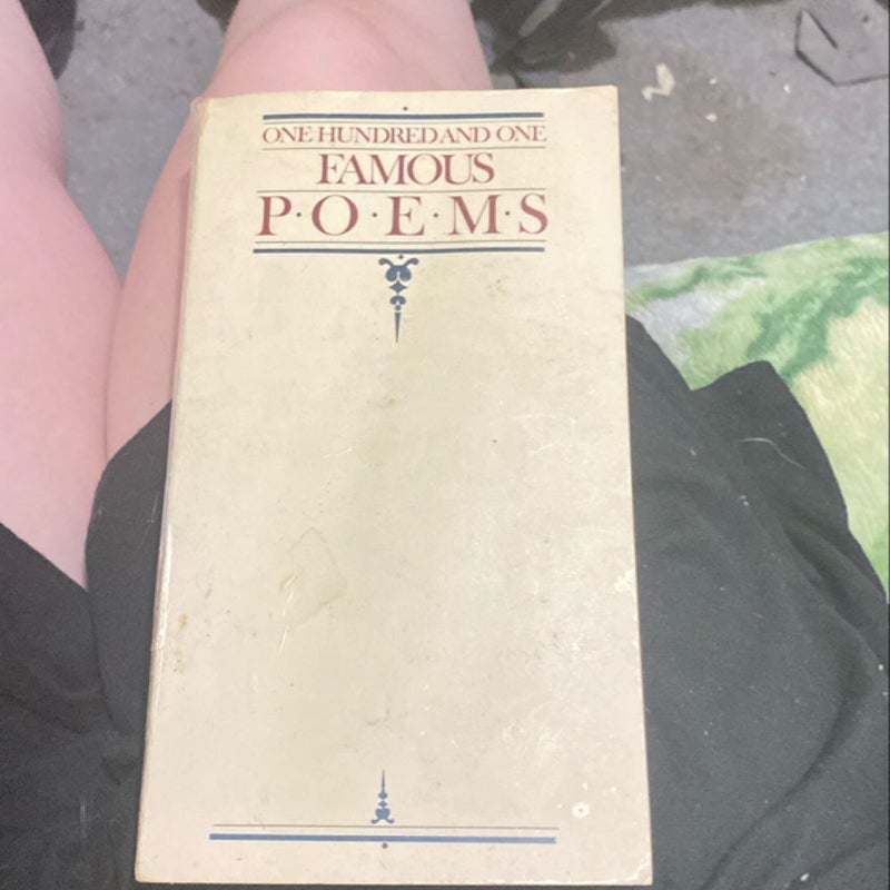 One hundred and one famous poems 