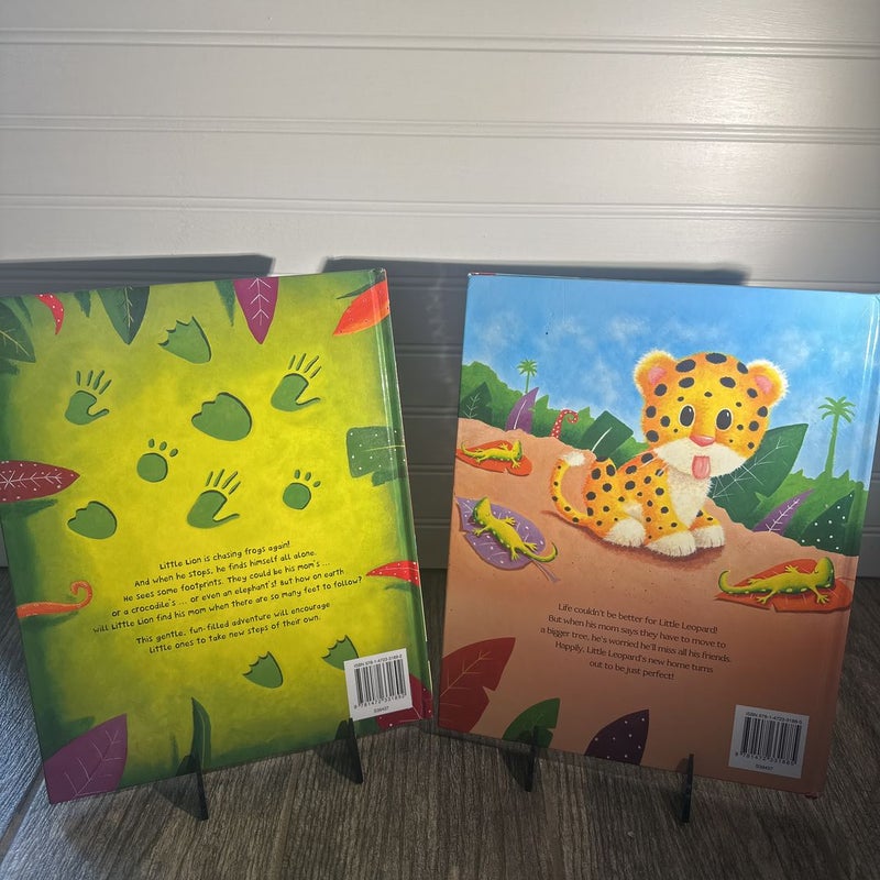 Little Lion and The Footprints & Little Leopard on the Move - Hardback Book Bundle