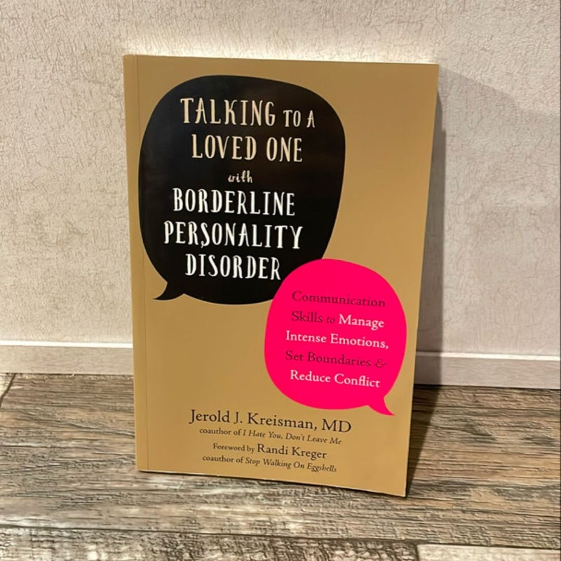 Talking to a Loved One with Borderline Personality Disorder