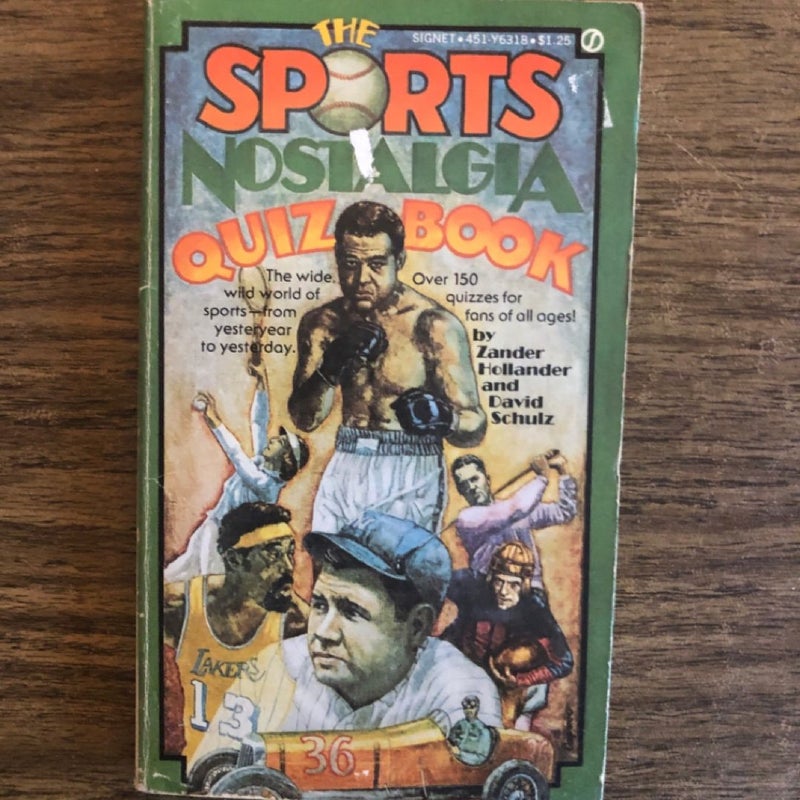 The Sports Nostalgia Quiz Book