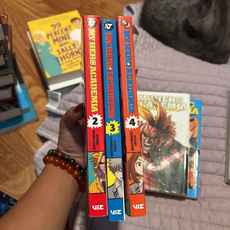 My Hero Academia, Vol. 2,3,4