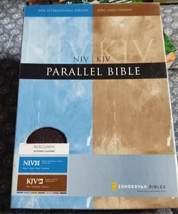 Niv Kjv Parallel Bible Burg Bonded